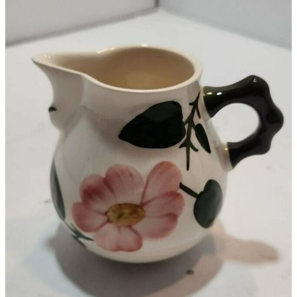 Vtg Villeroy Boch Wild Rose Teapot, Sugar Bowl, And Creamer Excellent Condition - Picture 14 of 16